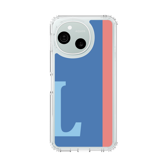 スリムプロテクションケース［ オリジナル - initial color line - L blue ］