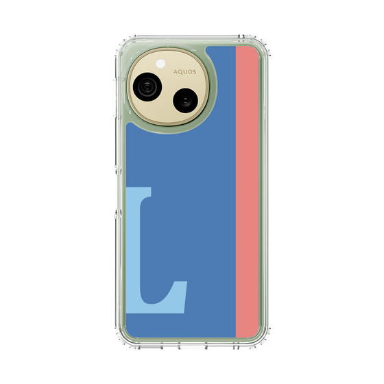 スリムプロテクションケース［ オリジナル - initial color line - L blue ］