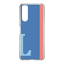 スリムプロテクションケース［ オリジナル - initial color line - L blue ］