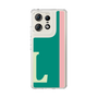 スリムプロテクションケース［ オリジナル - initial color line - L green ］