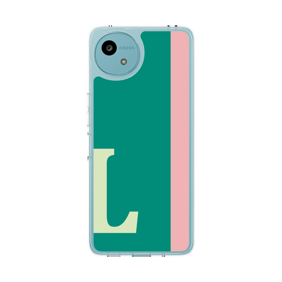 スリムプロテクションケース［ オリジナル - initial color line - L green ］