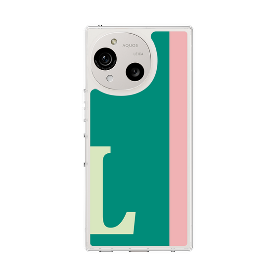 スリムプロテクションケース［ オリジナル - initial color line - L green ］