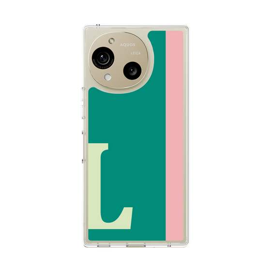 スリムプロテクションケース［ オリジナル - initial color line - L green ］