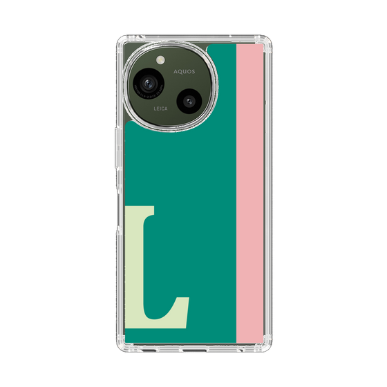 スリムプロテクションケース［ オリジナル - initial color line - L green ］