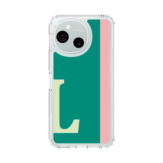 スリムプロテクションケース［ オリジナル - initial color line - L green ］