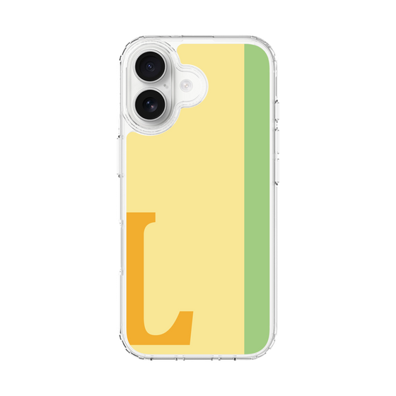 スリムプロテクションケース［ オリジナル - initial color line - L yellow ］