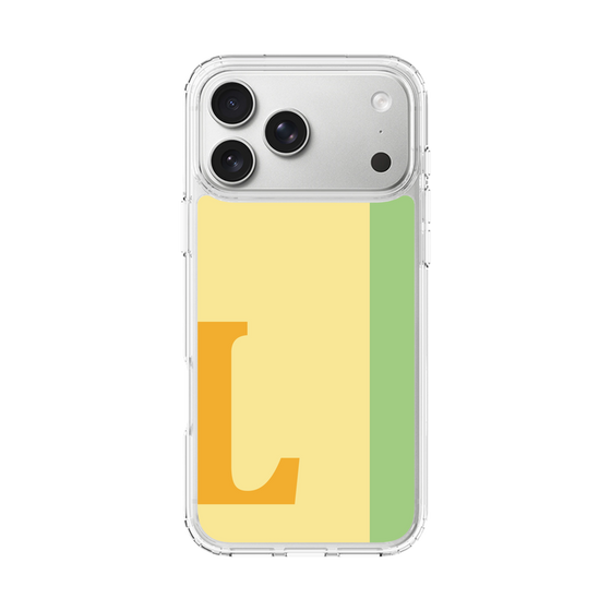 スリムプロテクションケース［ オリジナル - initial color line - L yellow ］