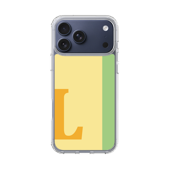 スリムプロテクションケース［ オリジナル - initial color line - L yellow ］