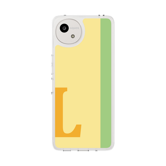 スリムプロテクションケース［ オリジナル - initial color line - L yellow ］