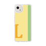 スリムプロテクションケース［ オリジナル - initial color line - L yellow ］