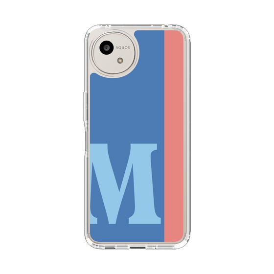 スリムプロテクションケース［ オリジナル - initial color line - M blue ］