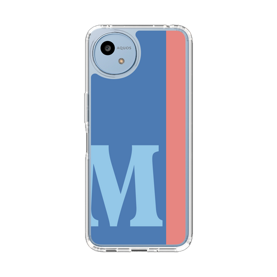 スリムプロテクションケース［ オリジナル - initial color line - M blue ］