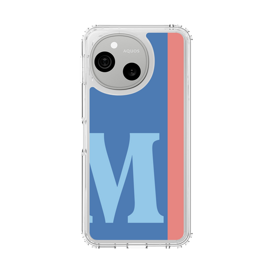 スリムプロテクションケース［ オリジナル - initial color line - M blue ］