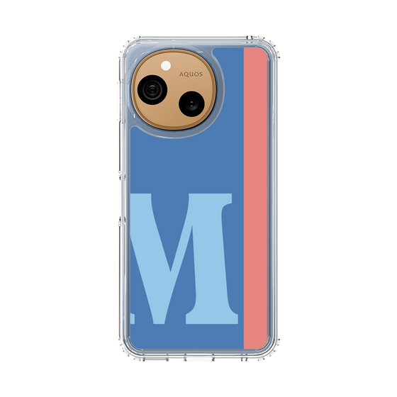 スリムプロテクションケース［ オリジナル - initial color line - M blue ］