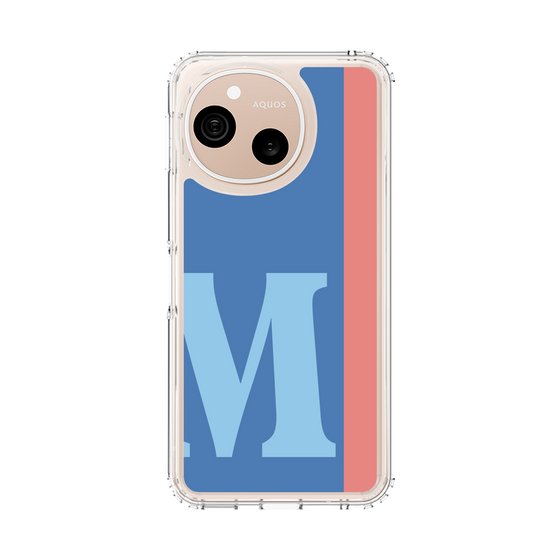 スリムプロテクションケース［ オリジナル - initial color line - M blue ］