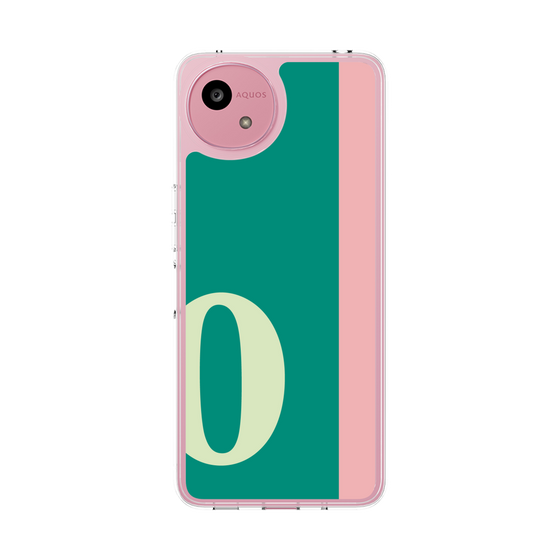 スリムプロテクションケース［ オリジナル - initial color line - O green ］