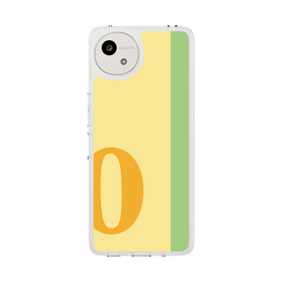 スリムプロテクションケース［ オリジナル - initial color line - O yellow ］