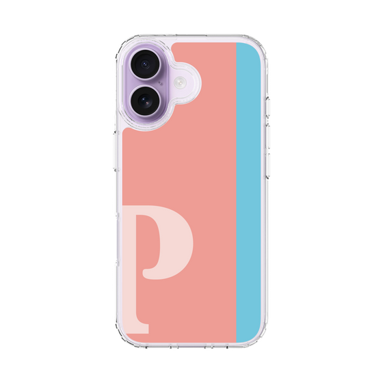 スリムプロテクションケース［ オリジナル - initial color line - P pink ］
