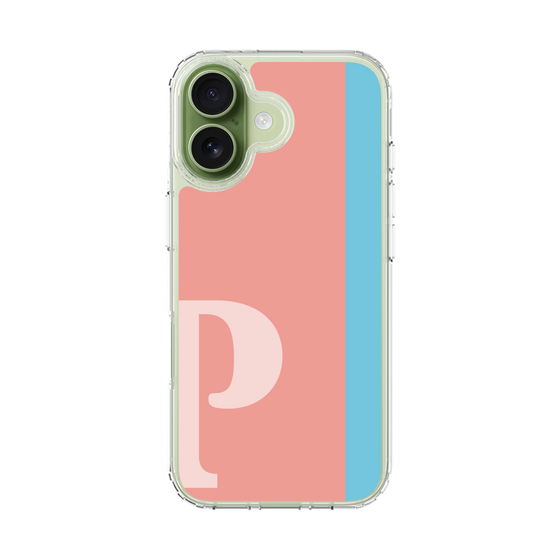 スリムプロテクションケース［ オリジナル - initial color line - P pink ］