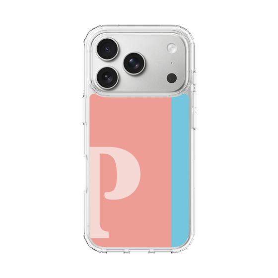 スリムプロテクションケース［ オリジナル - initial color line - P pink ］