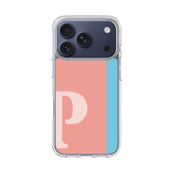 スリムプロテクションケース［ オリジナル - initial color line - P pink ］