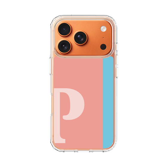 スリムプロテクションケース［ オリジナル - initial color line - P pink ］