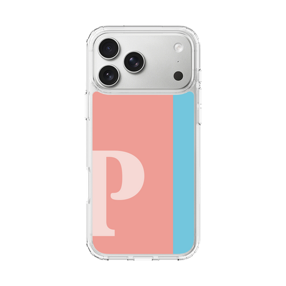 スリムプロテクションケース［ オリジナル - initial color line - P pink ］