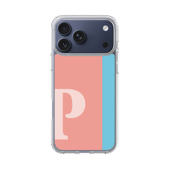 スリムプロテクションケース［ オリジナル - initial color line - P pink ］