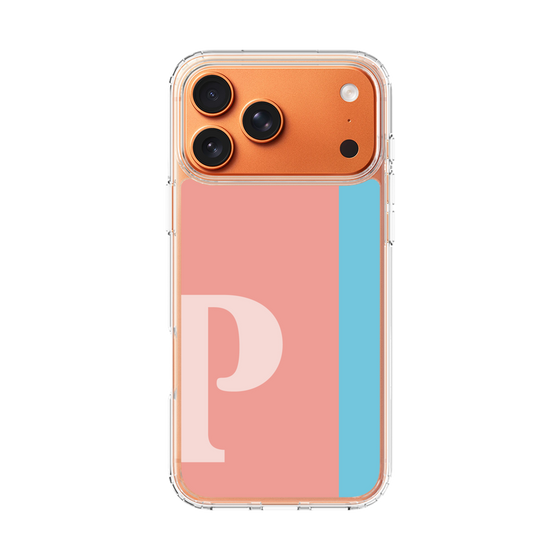 スリムプロテクションケース［ オリジナル - initial color line - P pink ］
