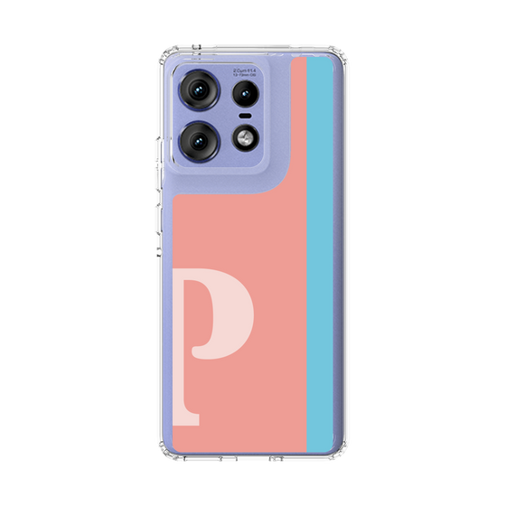 スリムプロテクションケース［ オリジナル - initial color line - P pink ］
