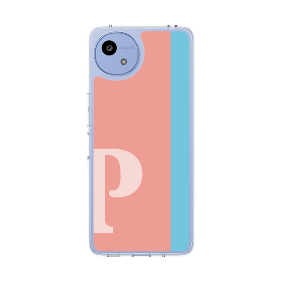 スリムプロテクションケース［ オリジナル - initial color line - P pink ］