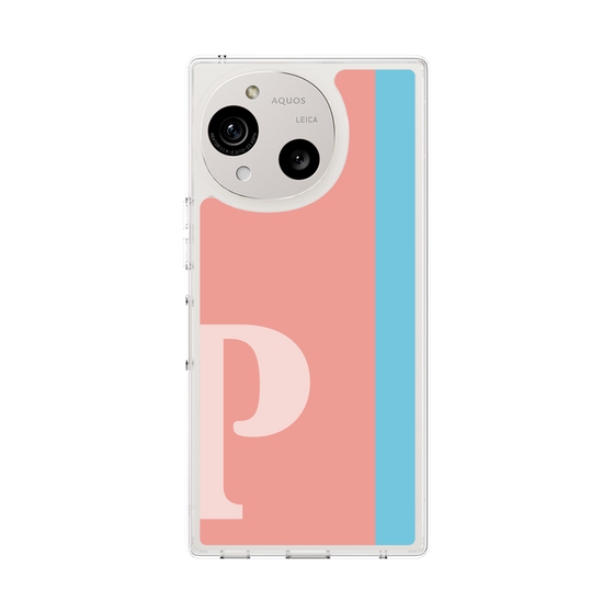 スリムプロテクションケース［ オリジナル - initial color line - P pink ］