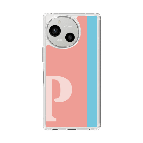 スリムプロテクションケース［ オリジナル - initial color line - P pink ］