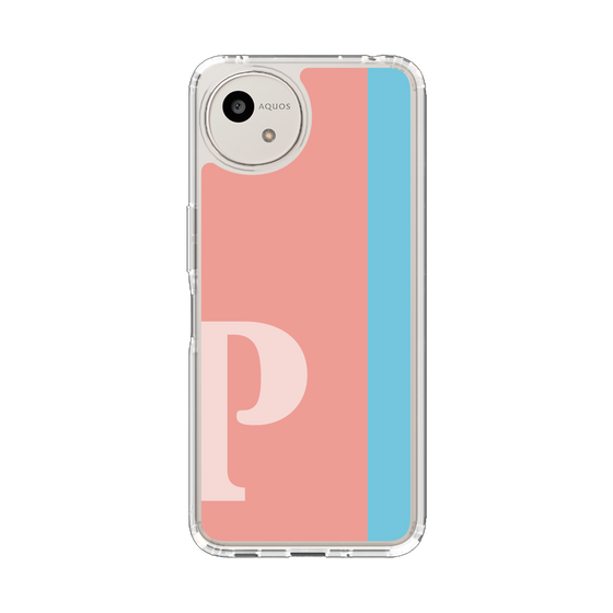 スリムプロテクションケース［ オリジナル - initial color line - P pink ］