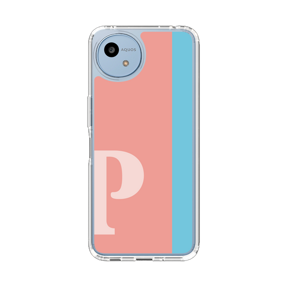 スリムプロテクションケース［ オリジナル - initial color line - P pink ］