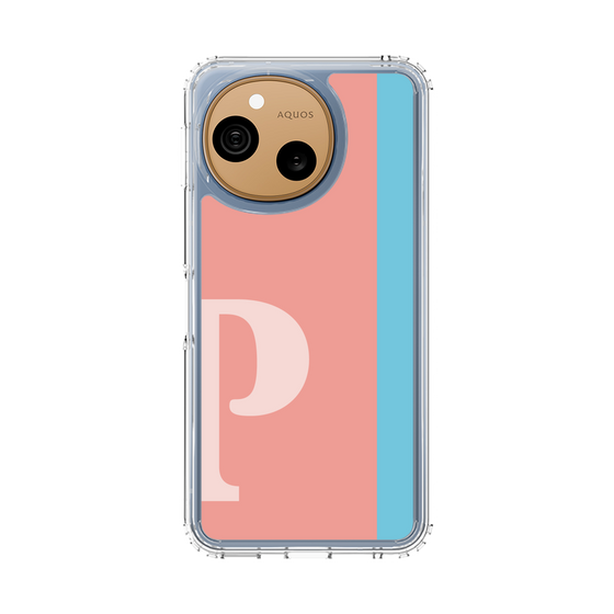 スリムプロテクションケース［ オリジナル - initial color line - P pink ］