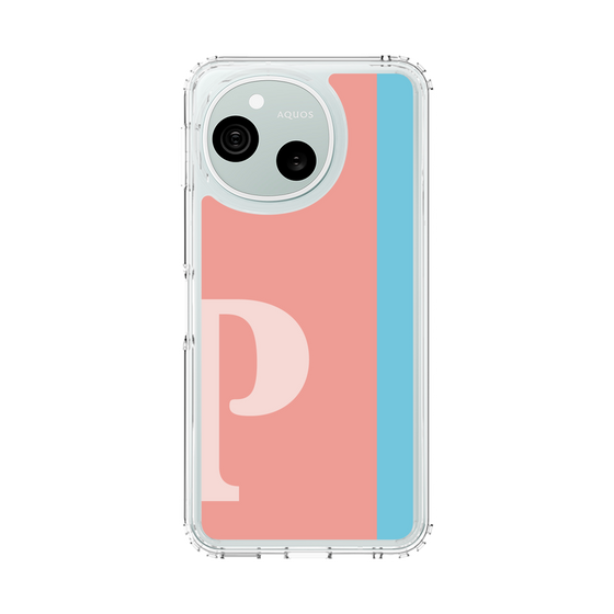 スリムプロテクションケース［ オリジナル - initial color line - P pink ］