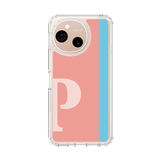 スリムプロテクションケース［ オリジナル - initial color line - P pink ］