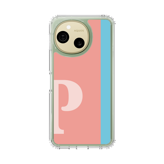 スリムプロテクションケース［ オリジナル - initial color line - P pink ］