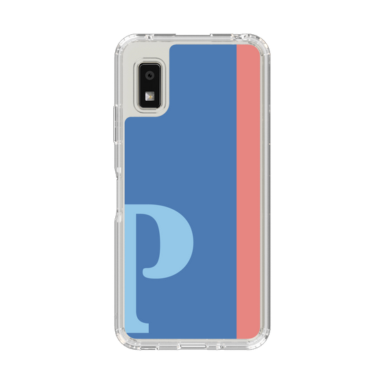 スリムプロテクションケース［ オリジナル - initial color line - P blue ］