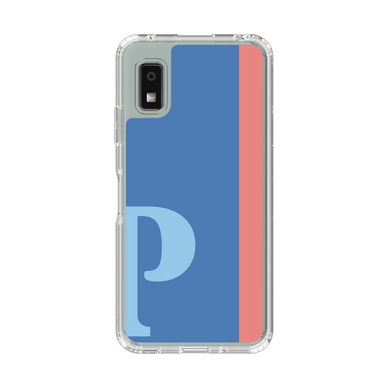 スリムプロテクションケース［ オリジナル - initial color line - P blue ］