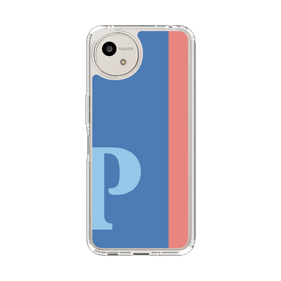 スリムプロテクションケース［ オリジナル - initial color line - P blue ］