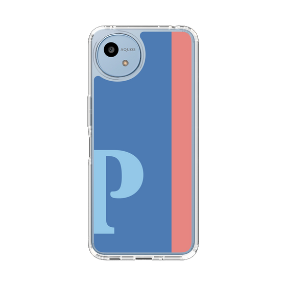 スリムプロテクションケース［ オリジナル - initial color line - P blue ］