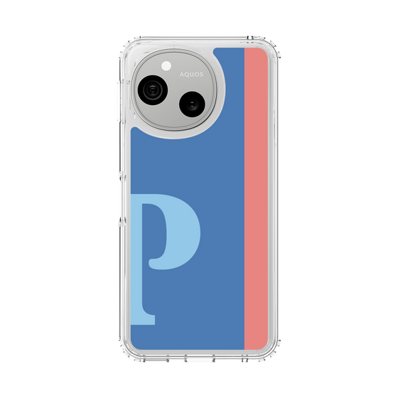 スリムプロテクションケース［ オリジナル - initial color line - P blue ］