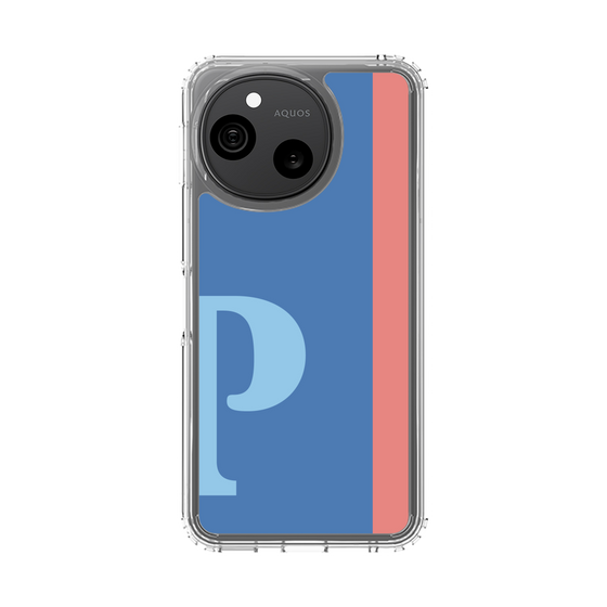 スリムプロテクションケース［ オリジナル - initial color line - P blue ］