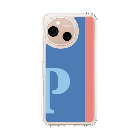 スリムプロテクションケース［ オリジナル - initial color line - P blue ］