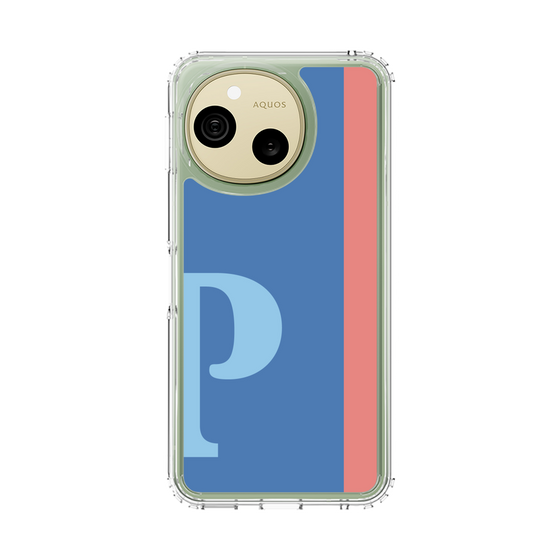 スリムプロテクションケース［ オリジナル - initial color line - P blue ］