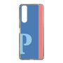 スリムプロテクションケース［ オリジナル - initial color line - P blue ］