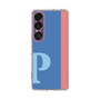 スリムプロテクションケース［ オリジナル - initial color line - P blue ］