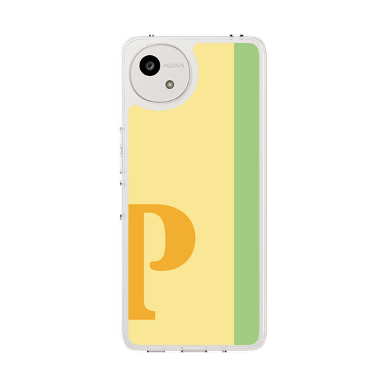スリムプロテクションケース［ オリジナル - initial color line - P yellow ］